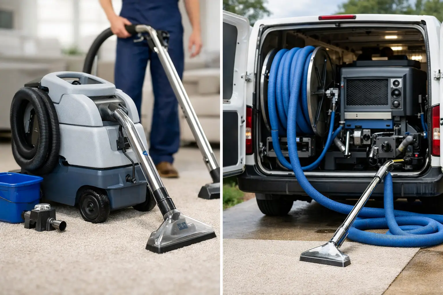 Portable vs Truckmount Review for Carpet Cleaning