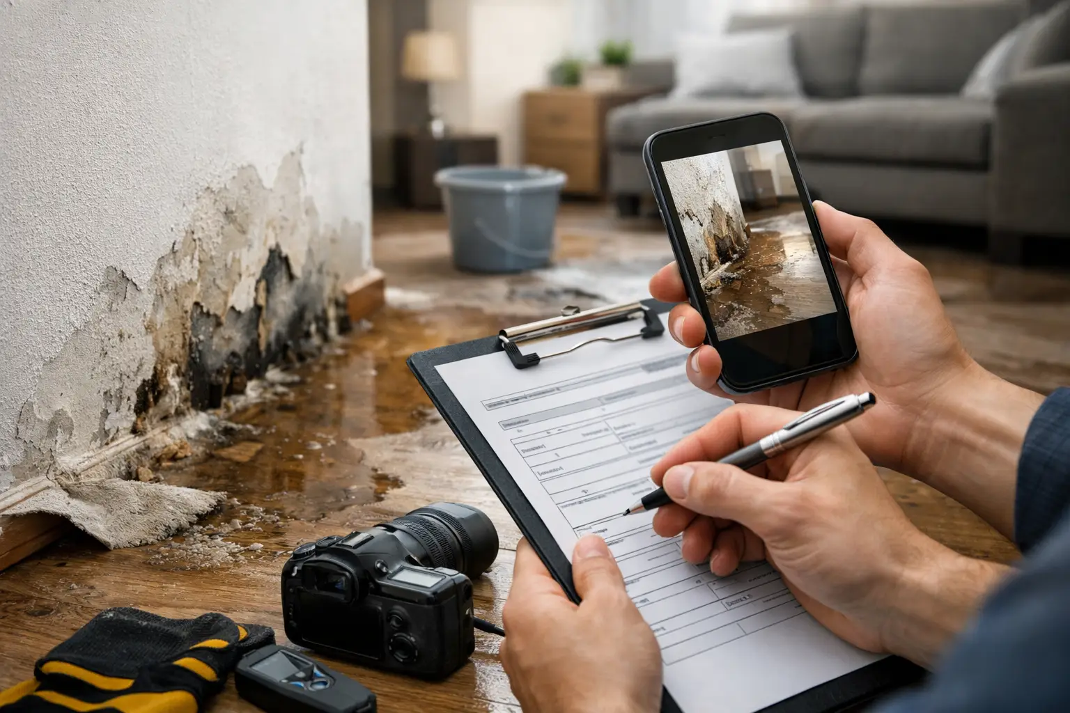 How to Document Water Damage Properly